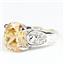 Champagne CZ, 925 Sterling Silver Ladies Ring, SR369