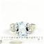 Aquamarine, 925 Sterling Silver Ladies Ring, SR369