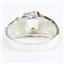 925 Sterling Silver Men's Nugget Ring, Silver Topaz, SR368