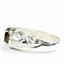 925 Sterling Silver Men's Nugget Ring, Smoky Quartz, SR368