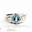 925 Sterling Silver Men's Nugget Ring, Swiss Blue Topaz, SR368