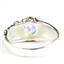 925 Sterling Silver Men's Nugget Ring, Mercury Mist Topaz, SR368