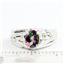 925 Sterling Silver Men's Nugget Ring, Mystic Fire Topaz, SR368