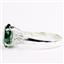 Russian Nanocrystal Emerald, 925 Sterling Silver Ring, SR123