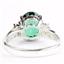 Russian Nanocrystal Emerald, 925 Sterling Silver Ring, SR123