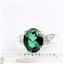 Russian Nanocrystal Emerald, 925 Sterling Silver Ring, SR123