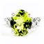 Peridot,  925 Sterling Silver Ladies Ring, SR123