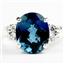 London Blue Topaz, 925 Sterling Silver Ring, SR123