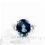 London Blue Topaz, 925 Sterling Silver Ring, SR123