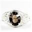 Smoky Quartz, 925 Sterling Silver Ladies Ring, SR083
