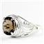 Smoky Quartz, 925 Sterling Silver Ladies Ring, SR083