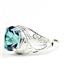 Paraiba Topaz, 925 Sterling Silver Ladies Ring, SR083