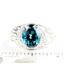 Paraiba Topaz, 925 Sterling Silver Ladies Ring, SR083