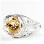 Champagne CZ, 925 Sterling Silver Ladies Ring, SR083