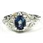 Neptune Garden Topaz, 925 Sterling Silver Ladies Ring, SR113