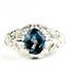 London Blue Topaz, 925 Sterling Silver Ladies Ring, SR113
