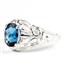 London Blue Topaz, 925 Sterling Silver Ladies Ring, SR113
