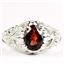Mozambique Garnet, 925 Sterling Silver Ladies Ring, SR113