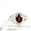 Mozambique Garnet, 925 Sterling Silver Ladies Ring, SR113