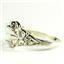 Created White Opal, 925 Sterling Silver Ladies Ring, SR113