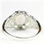 Created White Opal, 925 Sterling Silver Ladies Ring, SR113
