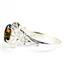 Created Black Opal, 925 Sterling Silver Ladies Ring, SR113