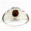 Created Black Opal, 925 Sterling Silver Ladies Ring, SR113