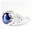 925 Sterling Silver Ladies Ring, Blue Star Sapphire, SR113