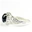 925 Sterling Silver Ladies Ring, Blue Star Sapphire, SR113