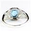 Swiss Blue Topaz, 925 Sterling Silver Ladies Ring, SR113