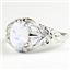 Rainbow Moonstone,  925 Sterling Silver Ladies Ring, SR113