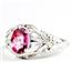 Pure Pink Topaz, 925 Sterling Silver Ladies Ring, SR113