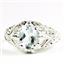 Aquamarine, 925 Sterling Silver Ring, SR113