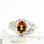 Twilight Fire Topaz, 925 Sterling Silver Ladies Ring, SR113