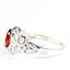 Garnet CZ, 925 Sterling Silver Ladies Ring, SR113