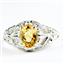Citrine, 925 Sterling Silver Ladies Ring, SR113