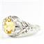 Citrine, 925 Sterling Silver Ladies Ring, SR113