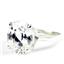 Sterling Silver Ladies Ring, Cubic Zirconia, SR055