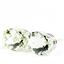 925 Sterling Silver Post Earrings, Green Amethyst, SE202