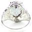 925 Sterling Silver Ladies Filigree Ring, Mystic Fire Topaz, SR114