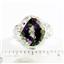 925 Sterling Silver Ladies Filigree Ring, Mystic Fire Topaz, SR114