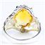 925 Sterling Silver Ladies Filigree Ring, Citrine, SR114