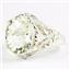 Green Amethyst,  925 Sterling Silver Ladies Ring, SR114