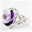 925 Sterling Silver Ladies Ring, Amethyst, SR114