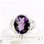 925 Sterling Silver Ladies Ring, Amethyst, SR114
