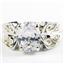 Cubic Zirconia, 925 Sterling Silver Ladies Ring, SR281