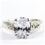 Cubic Zirconia, 925 Sterling Silver Ladies Ring, SR366