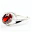 Garnet CZ, 925 Sterling Silver Ring, SR186