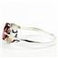 Garnet CZ, 925 Sterling Silver Ring, SR186