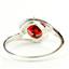 Garnet CZ, 925 Sterling Silver Ring, SR186